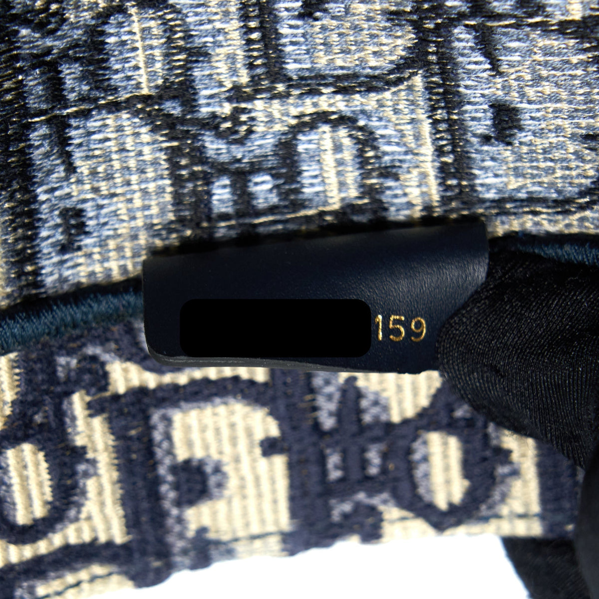 DIOR LARGE BOOK TOTE BLUE BLUE OBLIQUE JACQUARD