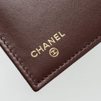 CHANEL QUILTED MEDIUM FLAP COMPACT WALLET CAVIAR BLACK GHW (MICROCHIP)