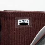 CHANEL QUILTED MEDIUM FLAP COMPACT WALLET CAVIAR BLACK GHW (MICROCHIP)