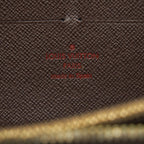LOUIS VUITTON ZIPPY WALLET IN DAMIER EBENE
