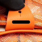 Goyard Artoise PM tote bag Goyardine canvas / calfskin orange SHW