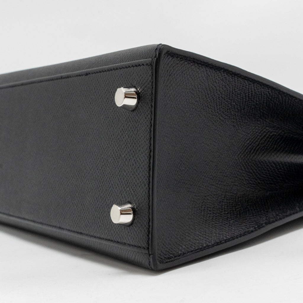 Hermes kelly 25 Epsom black SHW