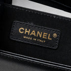 CHANEL MEDIUM CLASSIC BOY BAG CAVIAR BLACK GHW