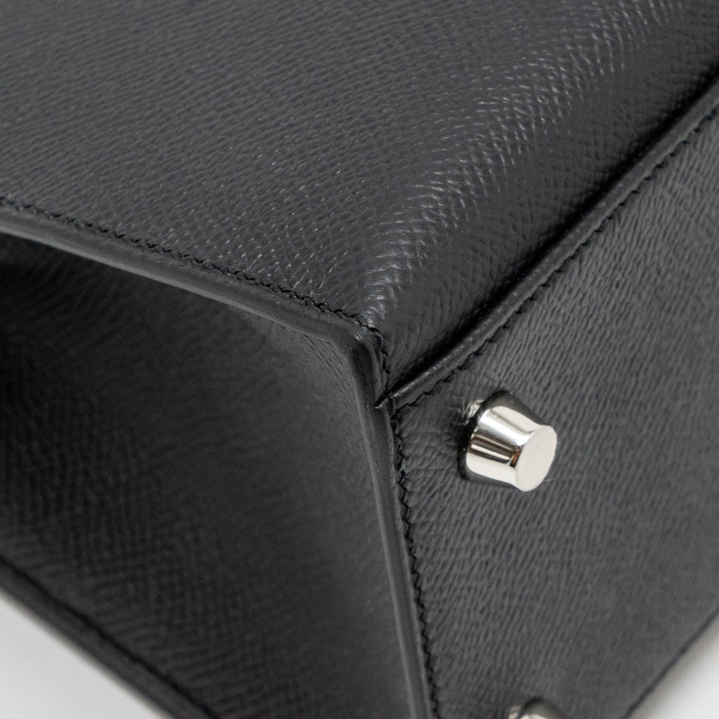 Hermes kelly 25 Epsom black SHW