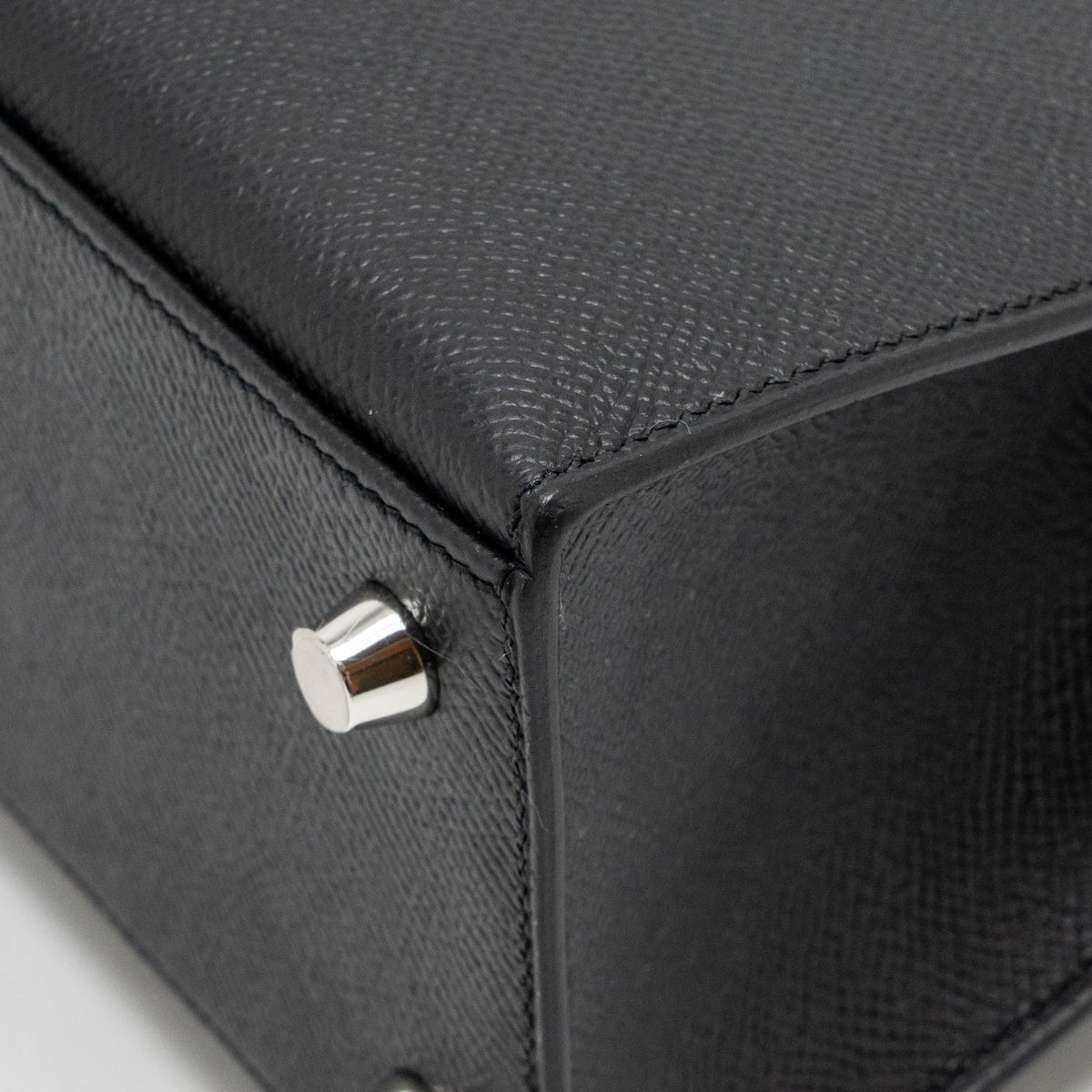 Hermes kelly 25 Epsom black SHW