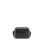 VALENTINO ROCKSTUD CROSSBODY CAMERA BAG BLACK
