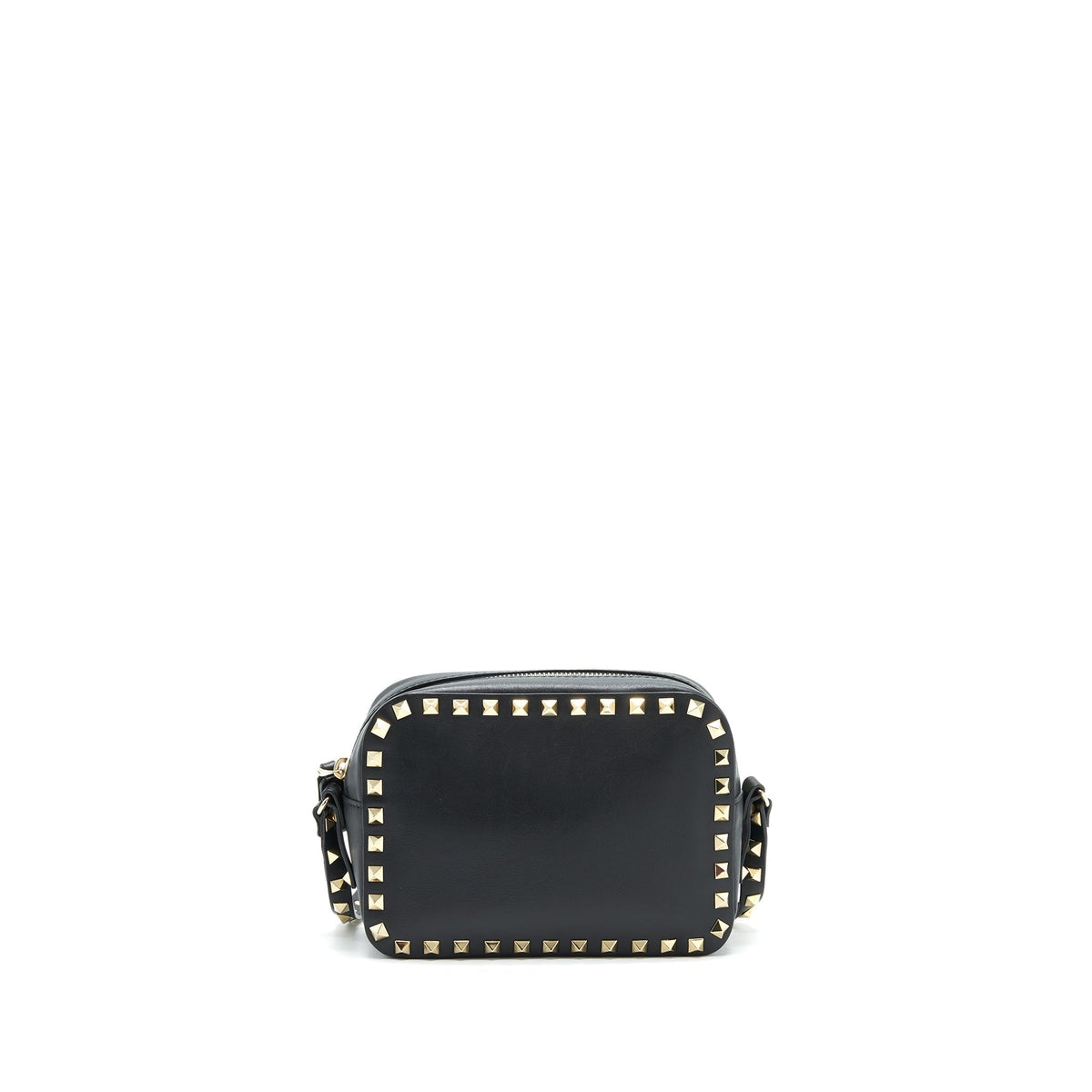 VALENTINO ROCKSTUD CROSSBODY CAMERA BAG BLACK