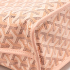 Goyard mini Anjou tote limited edition goyardine canvas rose poudre SHW