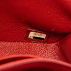 CHANEL MINI RECTANGULAR FLAP BAG CAVIAR RED RUTHENIUM HARDWARE