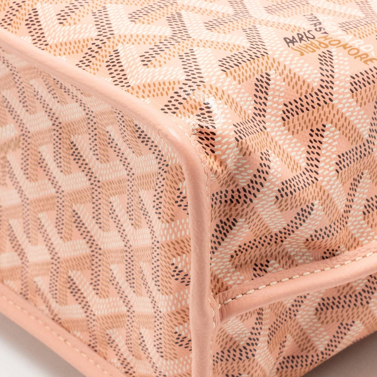 Goyard mini Anjou tote limited edition goyardine canvas rose poudre SHW