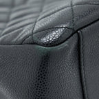 CHANEL GRAND SHOPPING TOTE BAG CAVIAR BLACK GHW