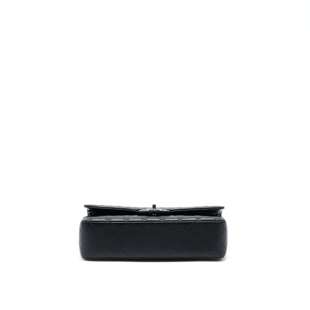 CHANEL CLASSIC DOUBLE FLAP BAG CAVIAR BLACK SHW
