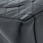 CHANEL GRAND SHOPPING TOTE BAG CAVIAR BLACK GHW
