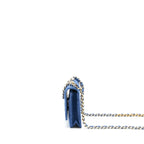 CHANEL 22P DENIM 19 WALLET ON CHAIN