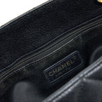 CHANEL GRAND SHOPPING TOTE BAG CAVIAR BLACK GHW