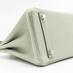 Hermes Birkin 25 togo gris neve SHW