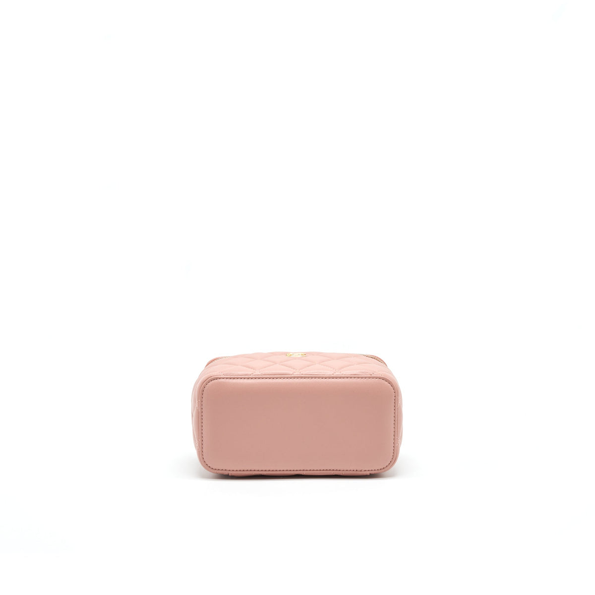 CHANEL 21B PEARL CRUSH RECTANGULAR VANITY WITH CHAIN DARK PINK