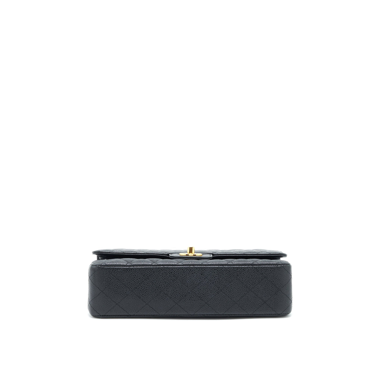 CHANEL MEDIUM CLASSIC DOUBLE FLAP BAG CAVIAR BLACK GHW