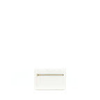 CHANEL SMALL WALLET ON CHAIN WITH RIBBON CHAIN LAMBSKIN WHITE GHW