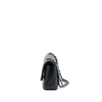 CHANEL MEDIUM CLASSIC DOUBLE FLAP BAG CAVIAR BLACK SHW