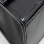 BALENCIAGA HOURGLASS BAG XS CALFSKIN BLACK GHW