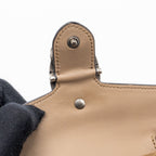 GUCCI DIONYSUS SUPER MINI GG SUPREME CANVAS/SUEDE RUTHENIUM SILVER HARDWARE