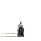CHANEL 22S GIANT CHAIN TOP HANDLE MINI FLAP BAG CAVIAR BLACK SHW