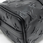 LOUIS VUITTON KEEPALL XS MONOGRAM SEAL COWHIDE LEATHER SO BLACK