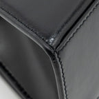 BALENCIAGA HOURGLASS BAG XS CALFSKIN BLACK GHW