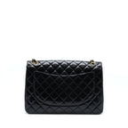 CHANEL MAXI CLASSIC FLAP BAG LAMBSKIN BLACK GHW