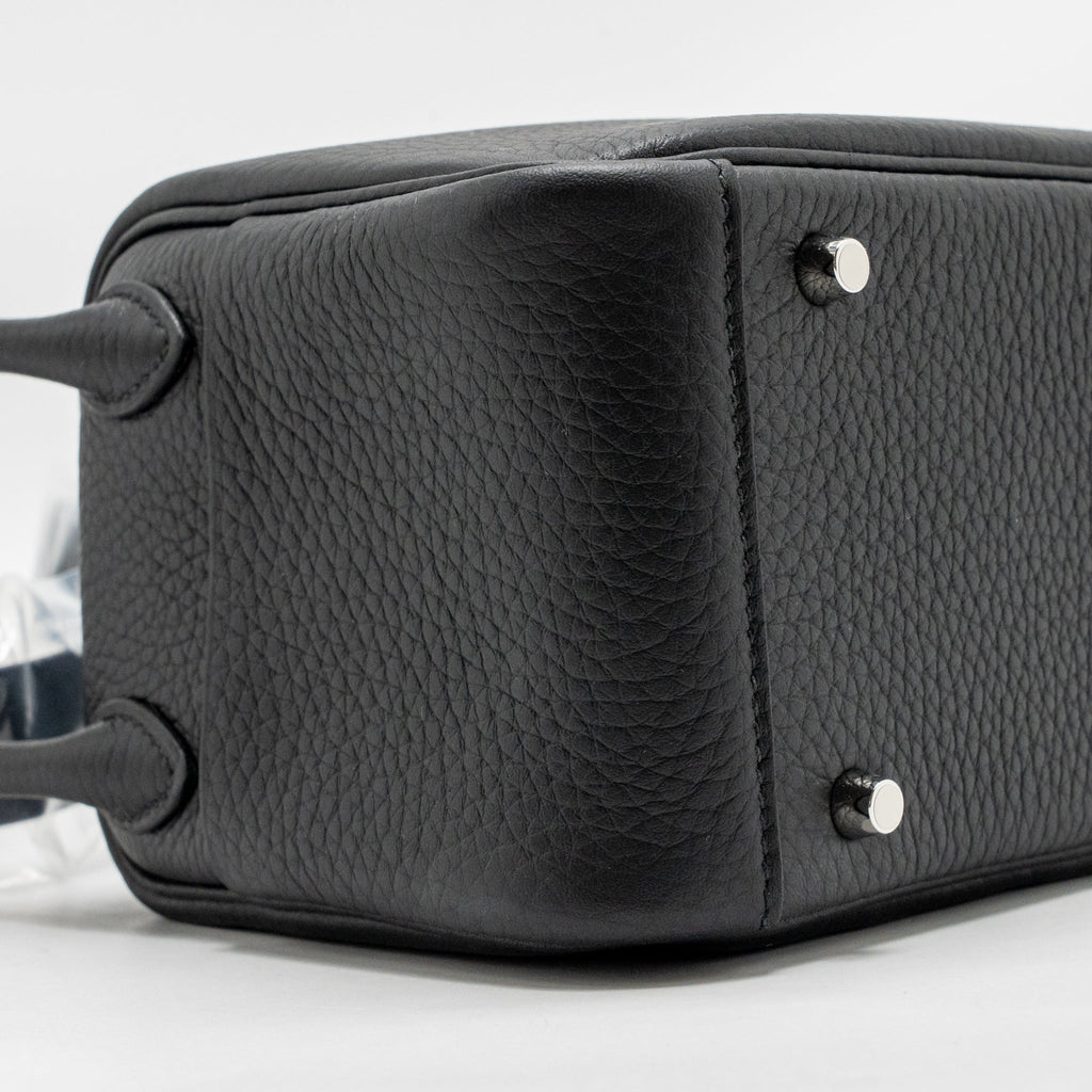 Hermes Mini Lindy II Clemence black SHW