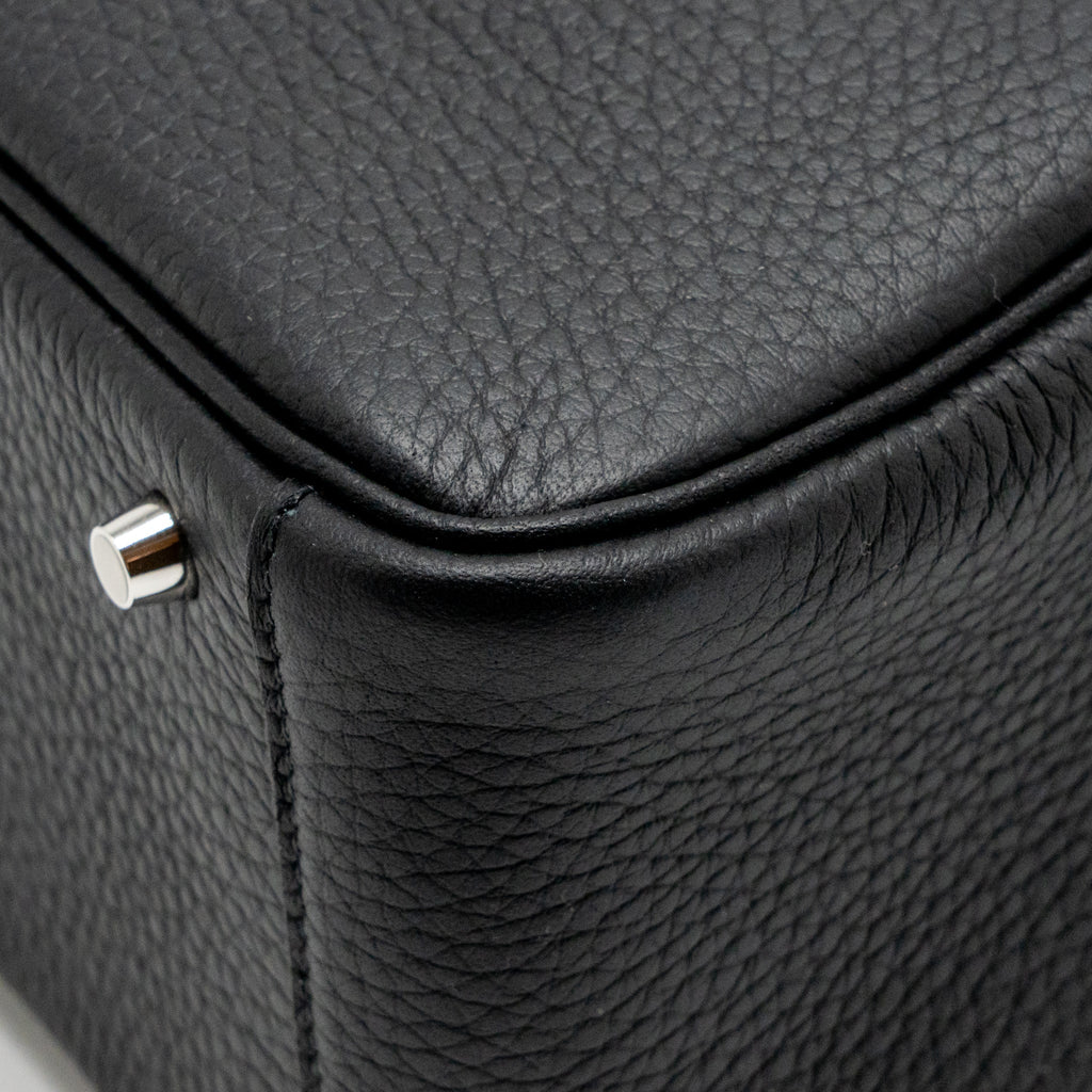 Hermes Mini Lindy II Clemence black SHW