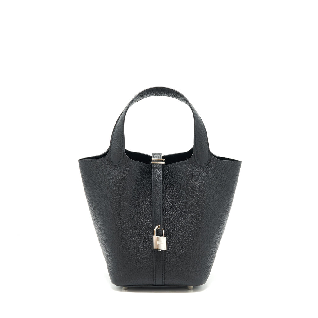 Hermes picotin 18 Lock bag black SHW