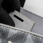 DIOR HIT THE ROAD BAG WITH STRAP DIOR CD DIAMOND CANVAS GREY MULTICOLOUR HARDWARE