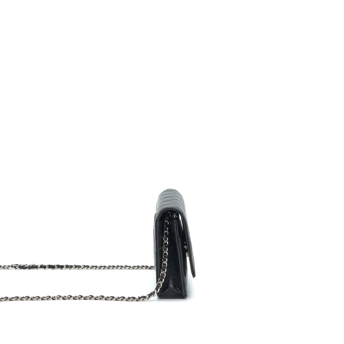 CHANEL WALLET ON CHAIN WOC IN CAVIAR SHW
