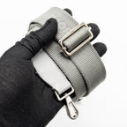 DIOR HIT THE ROAD BAG WITH STRAP DIOR CD DIAMOND CANVAS GREY MULTICOLOUR HARDWARE