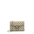 GUCCI DIONYSUS GG SUPREME CHAIN WALLET BEIGE SHW