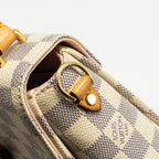 LOUIS VUITTON CROISETTE DAMIER AZUR CANVAS WHITE GHW