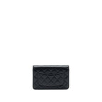 CHANEL WALLET ON CHAIN WOC IN CAVIAR SHW