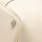 HERMES PICOTIN 18 LOCK BAG CLEMENCE NATA/JAUNE POUSSIN SHW