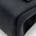 HERMES HERBAG 31 ZIP BAG CANVAS/ CACHE HUNTER LEATHER BLACK GHW
