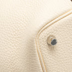 HERMES PICOTIN 18 LOCK BAG CLEMENCE NATA/JAUNE POUSSIN SHW