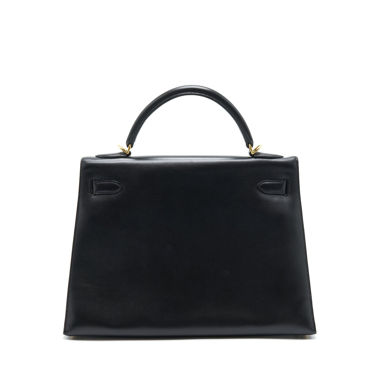 HERMES KELLY 32 BOX LEATHER BLACK GHW