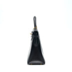HERMES KELLY 32 BOX LEATHER BLACK GHW
