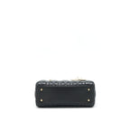 DIOR LADY DIOR SMALL MY ABC BAG LAMBSKIN BLACK LGHW