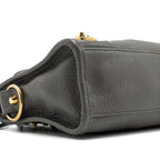 BALENCIAGA MINI CITY BAG GREY GHW