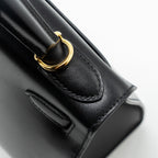 Hermes Kelly 28 Box Calfskin Black GHW