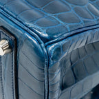 HERMES BIRKIN 30 SHINY CROCODILE NILOTICUS COLVERT SHW
