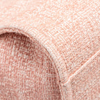 CHANEL LARGE DEAUVILLE TOTE SHOPPING BAG CANVAS/ CALFSKIN PINK SHW