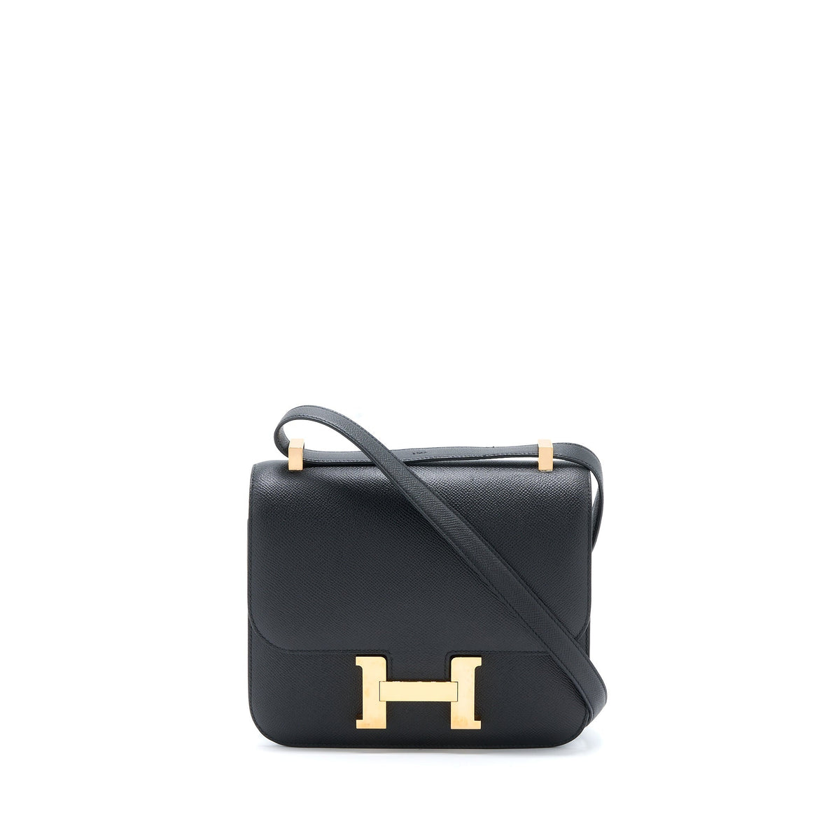 Hermes Constance 24 Epsom Black RGHW